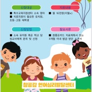 참공감에서 사용 가능한 바우처 종류를 소개합니다! - 치료지원서비스(교육청/참좋은카드) -