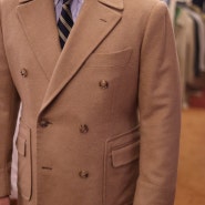 From fitting to finished ( Tollegno 1900 camel hair , Bespoke polo coat )