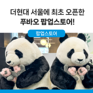 푸바오 팝업스토어 최초 오픈! 더현대 서울 오픈런 후기