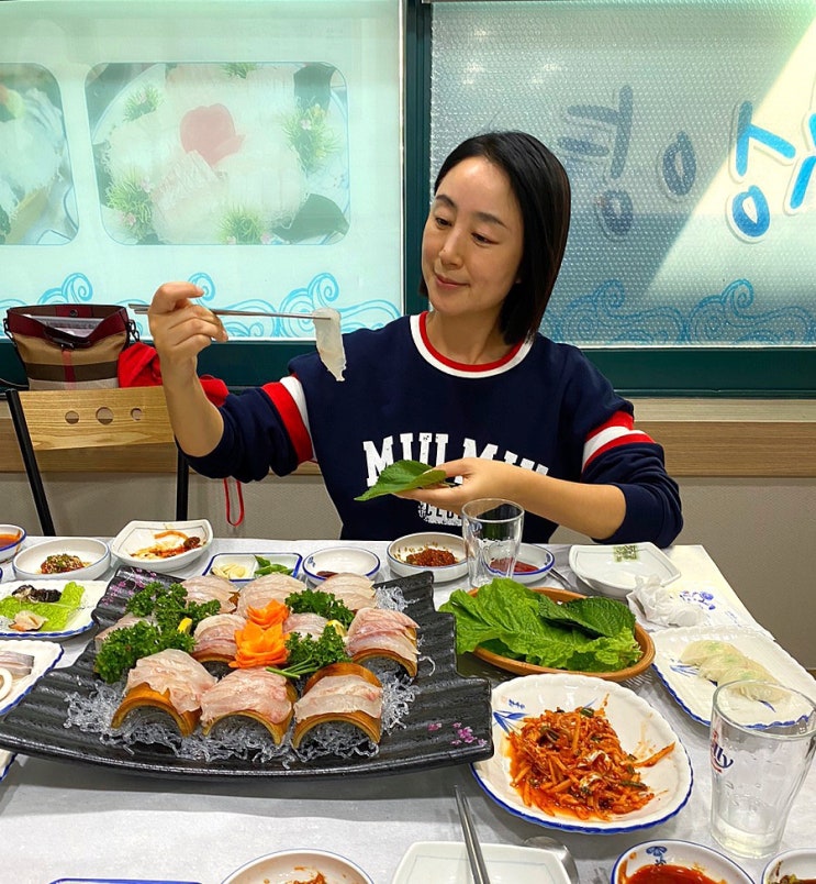 선어 활어 여수횟집 푸짐한 모듬한상 : 네이버 블로그