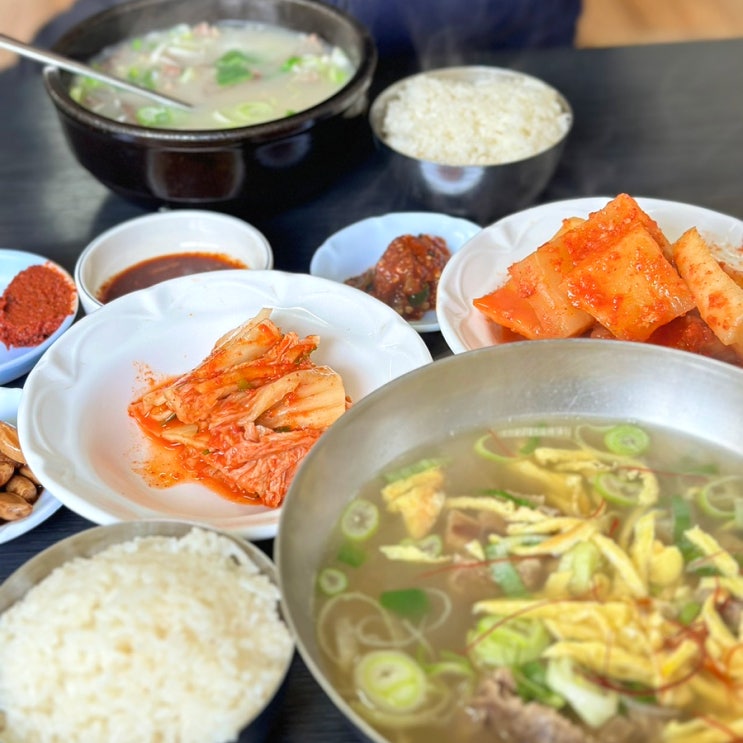 풍납동 맛집 소머리국밥 갈비탕 태백식당 32년 노포 : 네이버 블로그