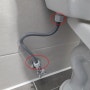 화장실 양변기 고압호수 교체 부속품 불량 쇠소리 누수
