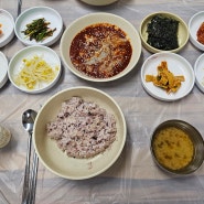 목포 꽃게살 비빔밥 장터식당 하당점