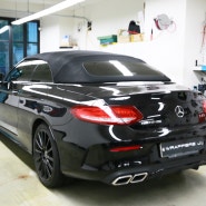 벤츠 C43 AMG 카브리올레 크롬죽이기 나이트패키지 C클래스 크롬딜리트