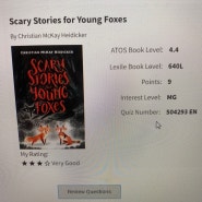 (Scary Stories for Young Foxes)제목만 무서운 안 무서워서 재미난 책