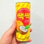 [캔 음료] 쌕쌕 오렌지 코코넛 젤리 음료수 새로운 맛! 영양성분 용량 칼로리 확인하기