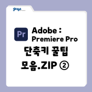 [그루네트웍스] Adobe : Premiere Pro 단축키 2️⃣✨