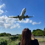 대만여행 비행기가 머리위로 지나가는 비기항 ✈️ 포토스팟