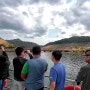 [중국여행 4박5일 패키지] 압록강 수풍댐유람선 타고 본 북한 모습/ 백두산여행 2일차