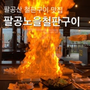 [대구] 팔공산 맛집 '팔공노을철판구이' 멋진 불쇼를 볼 수 있는 고기집