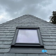 [지붕] 천연슬레이트 지붕의 아쉬운 천창 설치마감