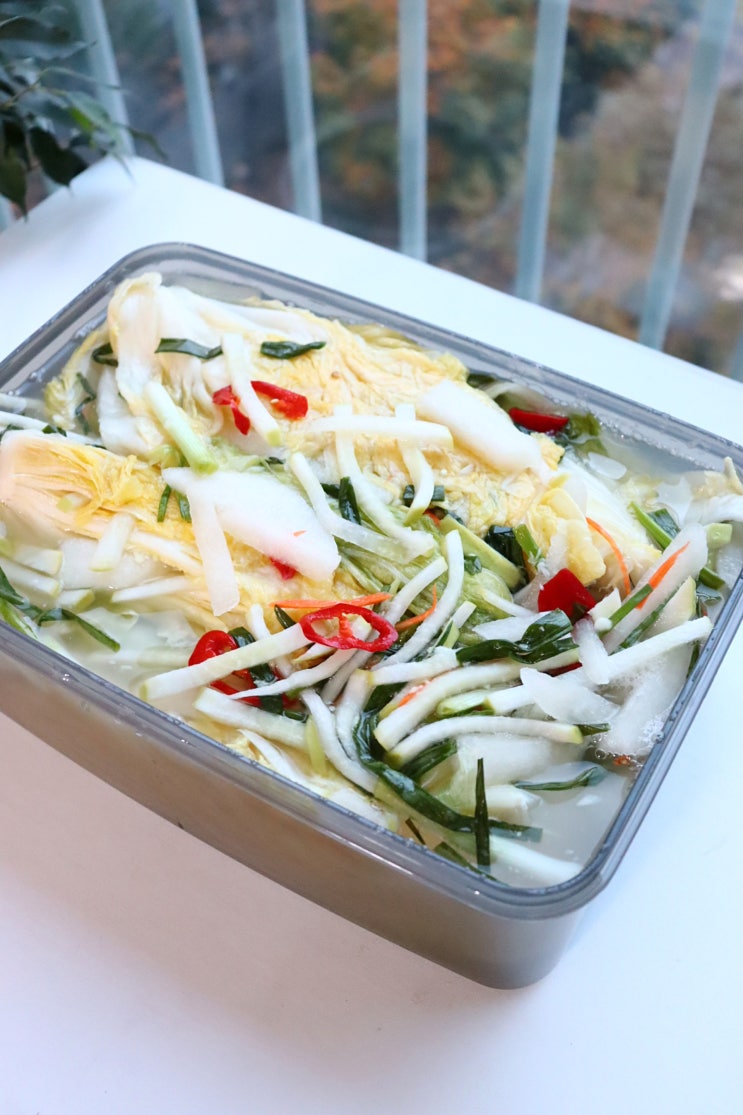 백김치 담그는 방법 김장김치 양념 백김치 레시피 배추물김치 백김치담그는법 백김치 만들기 재료 : 네이버 블로그