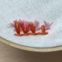 프랑스자수 터키 워크 스티치 hand embroidery Turkey work stitch