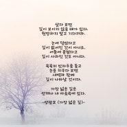 수능에 나온 필적확인 문구에 나온 시라니 넘 감동이지 모야?;;/<양광모의 가장 넓은길>