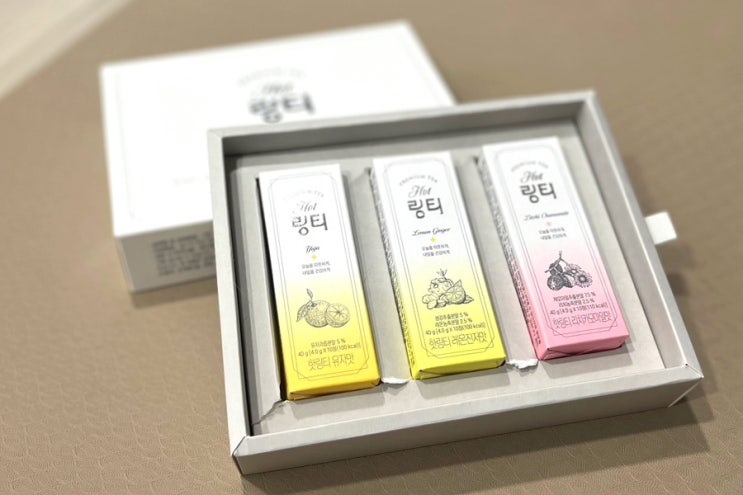 링티 신제품 출시! 겨울 선물세트 추천, 핫링티 혼합맛 후기! : 네이버 블로그