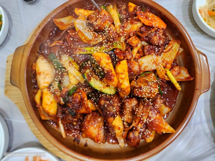 사천 해송돌판닭찜 점심 맛있게 먹고 온 후기 내돈내산 : 네이버 블로그