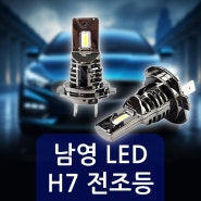 남영전구 교체 쉬운 LED H7 전조등 헤드라이트 자동차 전구