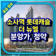 소사역 롯데캐슬 더 뉴엘 아파트 분양 정보