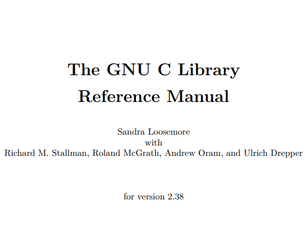 GNU C Lib Reference Manual 다운로드. : 네이버 블로그