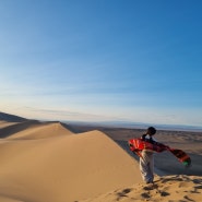6박7일 몽골여행 3일차(아쉬워서 또 간 바양작/제일 기대한 고비사막+모래썰매)