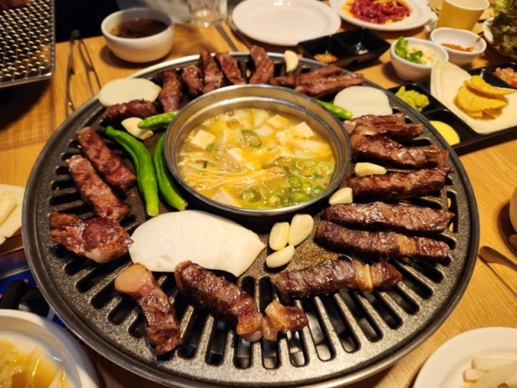 생일파티 초대 화성 남양 분위기좋은 고기맛집 모락모락 정육식당