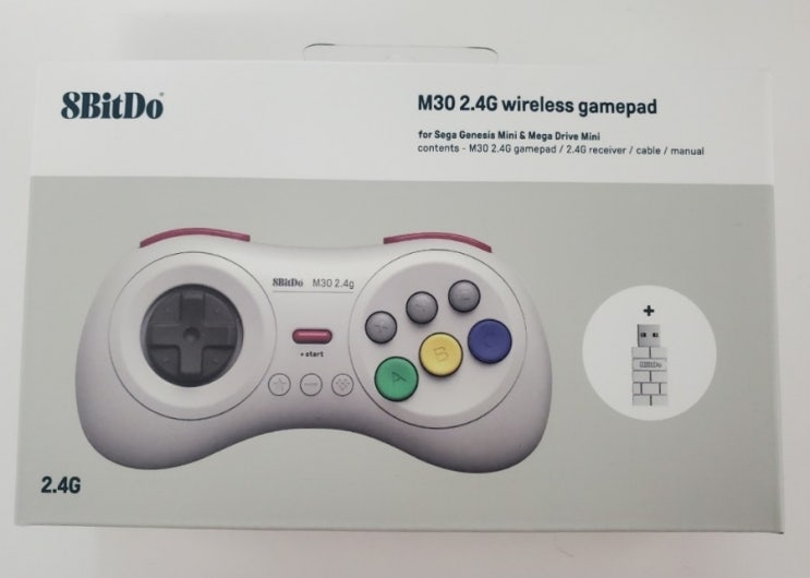 [주변기기][리뷰] 새턴의 노스탤지어 8BITDO M30 2.4G 무선 컨트롤러 : 네이버 블로그