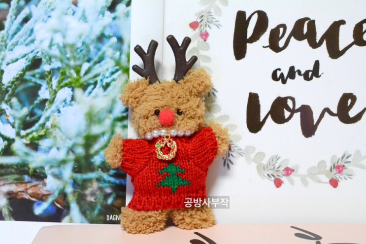 [공방사부작]인천모루공방 모루루돌프 인형만들기 원데이클래스♡: 모루인형 단체수업 추천! 모루공예 커플체험 초등공예체험 ::인천 ...
