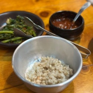 [삼청동/수제비] 서촌 수제비 맛집, 수제비와 보리밥