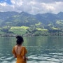 2022 유럽여행✈ 스위스 인터라켄 근교 루체른 근교 사르넨 숙소 에어비앤비 스위스 호수 수영
