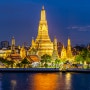태국 여행 방콕 가볼만한곳 쌀라라타나코신 루프탑바에서 보는 왓아룬 일몰과 야경