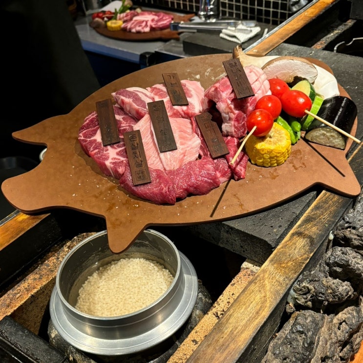 [제주 서귀포] 제주 흑돼지 오마카세(=부타카세) 맛집, 풍로 : 네이버 블로그
