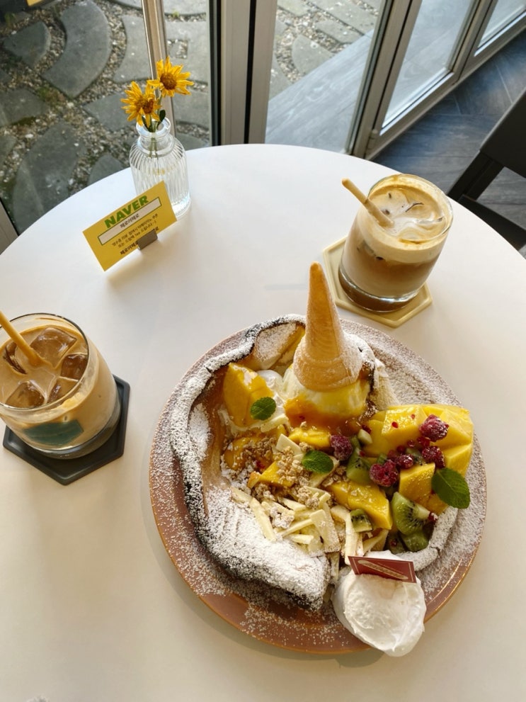 부산 명지 카페 팬케이크맛집 커피맛집, 페로어페로 부산명지점