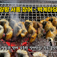 양평 서종 장어 찬까지 맛있는 벽계마당 - 벽계구곡 계곡 옆 식당