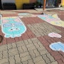 미죽초 유치원 벤치 및 바닥 도색 작업