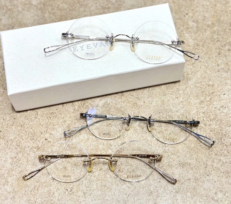 EYEVAN 아이반 오르빗 ORBIT Rimless 무테 안경 : 네이버 블로그