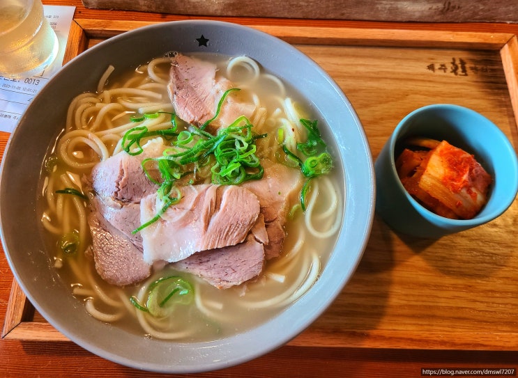 [제주/조천] 제주시 고기국수 맛집추천 '제주한면가'