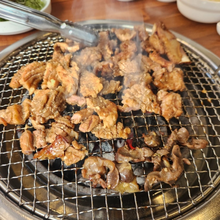 울산 삼산 돼지갈비추천 숯불에 구워먹는 돼지갈비 대전숯불갈비 아기의자구비 내돈내산 : 네이버 블로그