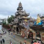 베트남 달랏 화려한 모자이크 불교 사원-린푸옥 사원(영복사)