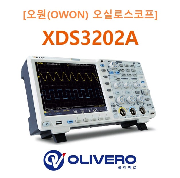 OWON XDS3202A Oszilloskop – 200 MHz, 1 GS/s, 12-Bit ADC, 40 M Speicher, NEU