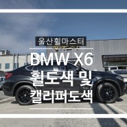 [울산휠마스터] BMW X6 블랙유광 분체도장 휠도색 및 캘리퍼도색 [울산휠도색,울산휠수리,울산휠복원]