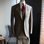 B&TAILOR BESPOKE B70LINE SUIT (HOLLAND&SHERRY AIRESCO)