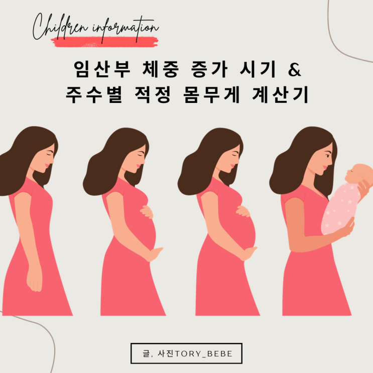 임산부 체중 증가 시기 임신 주수별 적정 임산부 몸무게 : 네이버 블로그