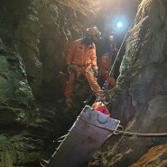 [한국동굴탐험협회]2023년 동굴 구조 훈련 3일차