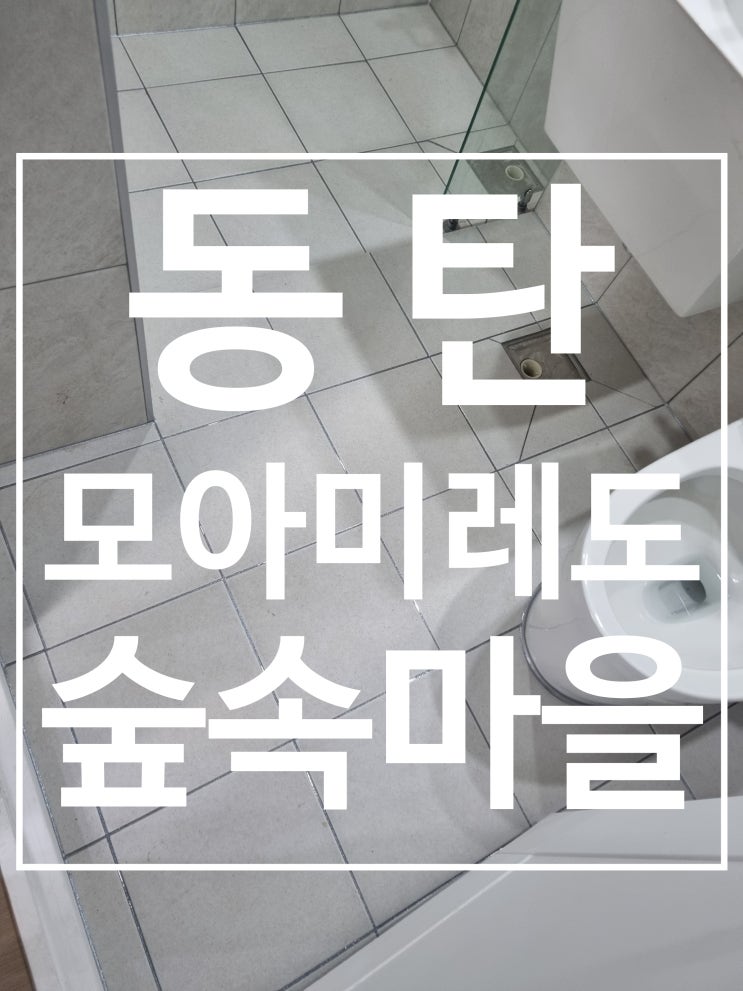 동탄 숲속마을모아미레도 1단지 대표 시공 사진