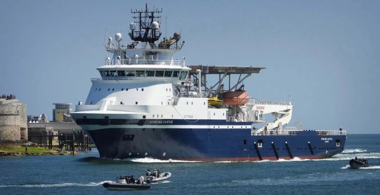 영국 해군 RFA Stirling Castle 소해 모함 : 네이버 블로그