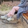밸롭 패딩슈즈 콜드스냅 여자 방한신발로 따뜻하고 편안해요.