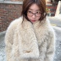 [분더캄머] 배우 박소진 인스타그램 / Faux Fur Crop Jacket