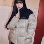 여자 숏패딩 수프라(SUPRA) 권은비 패션 화보 속 겨울옷 아우터 패딩베스트 베이더