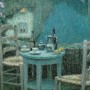 앙리 르 시다네르의 고즈넉한 저녁 테이블 #후기인상주의 #앙티미슴 #정원정물화그림 로맨틱식탁 #고전주의미술