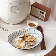 전기압력밥솥 6인용, 쿠첸 브레인으로 표고버섯밥 만들기